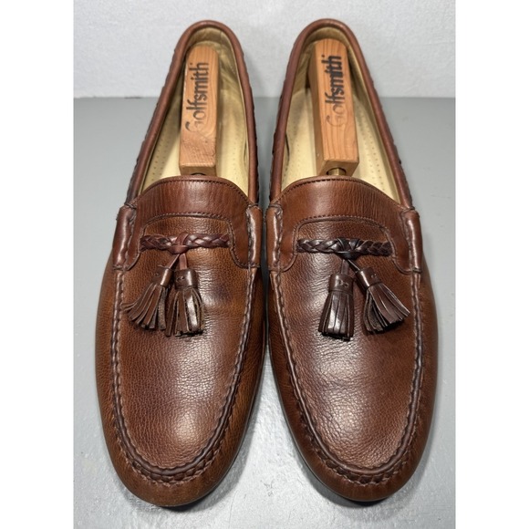 Allen Edmonds Other - Allen Edmonds Tassel Loafers Carthage Size 11.5B Mens Brown Leather‎ USA